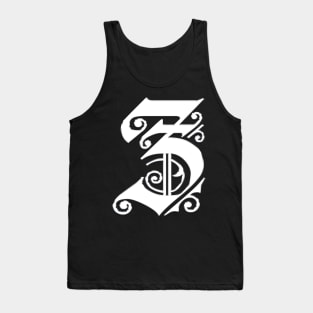 Silver Letter Z Tank Top